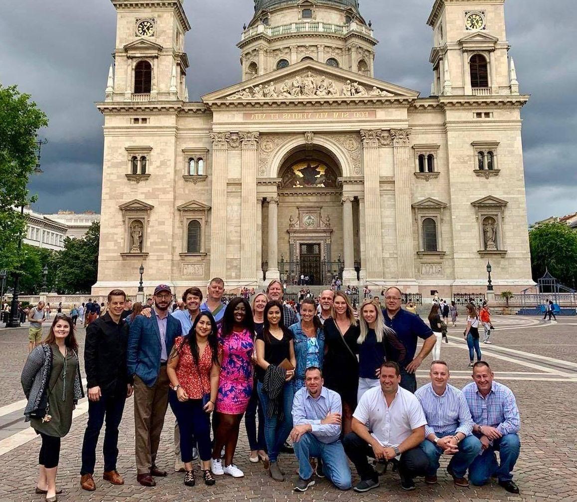 EMBA students on their international immersion trip.