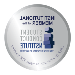 Logo: JU is a member of the Student Conduct Institute
